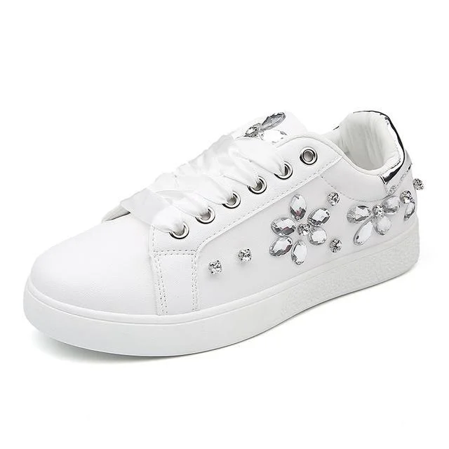 rhinestone white