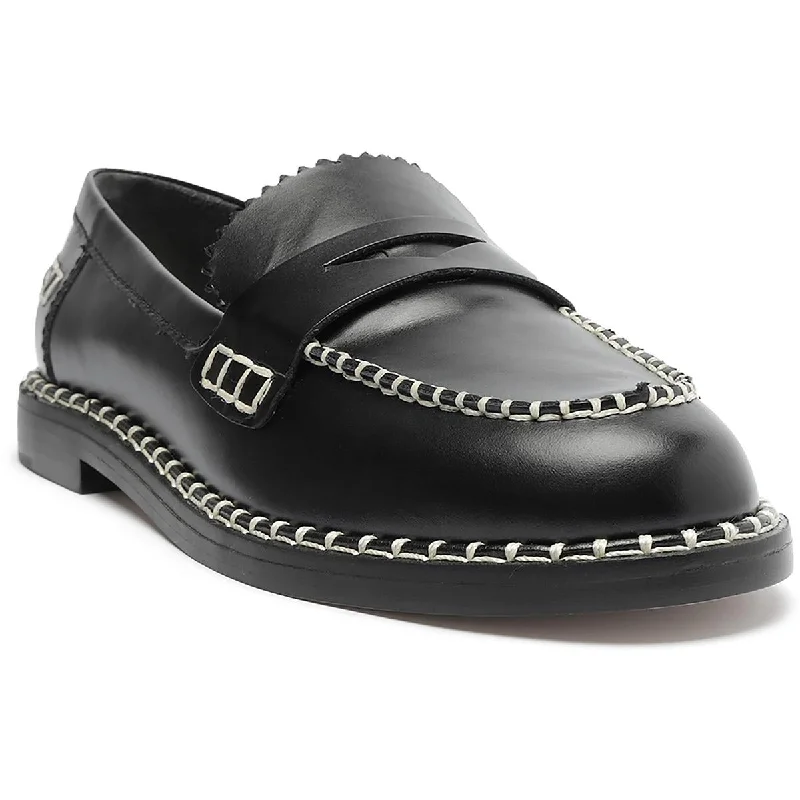 Leather loafers for men with slip-resistant sole for outdoor activities-Schutz Womens Christie Leather Slip-On Loafers