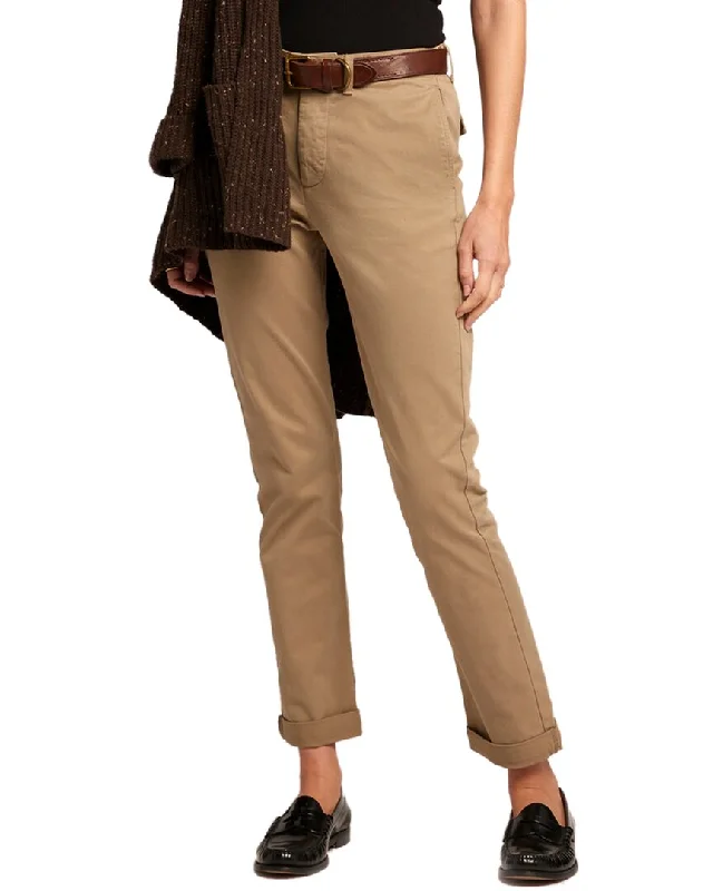 Stretch-fit tight trousers for women with all-over fit and body-hugging silhouette -Current/Elliott The Captain Pant