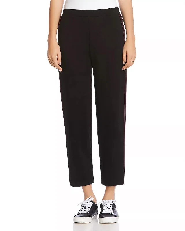 High-waisted tight trousers for women with flare leg and retro aesthetic -Marisa Pant In Black Fig